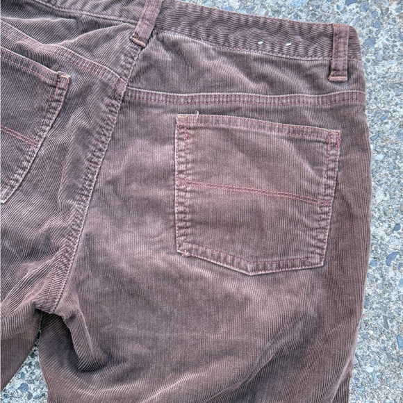 90s Y2K Polo Ralph Lauren Pants Womens Size 8 Bootcut Brown Corduroy Stretch - Picture 10 of 11